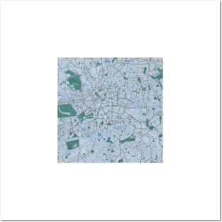 London City Map | Map of London City Posters and Art